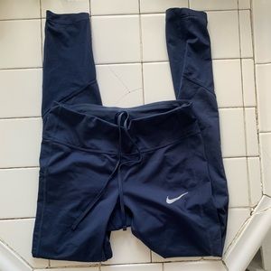navy nike leggings